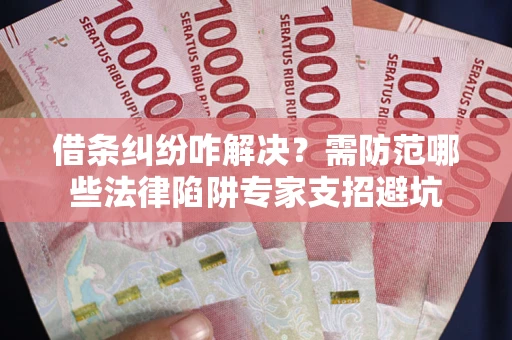 武汉借条纠纷咋解决？需防范哪些法律陷阱专家支招避坑