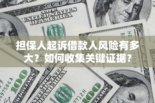 武汉担保人起诉借款人风险有多大？如何收集关键证据？