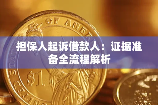 武汉担保人起诉借款人：证据准备全流程解析