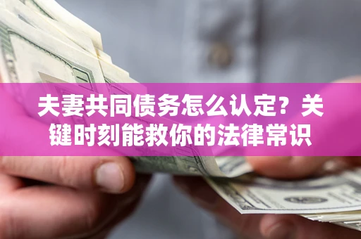 武汉夫妻共同债务怎么认定？关键时刻能救你的法律常识